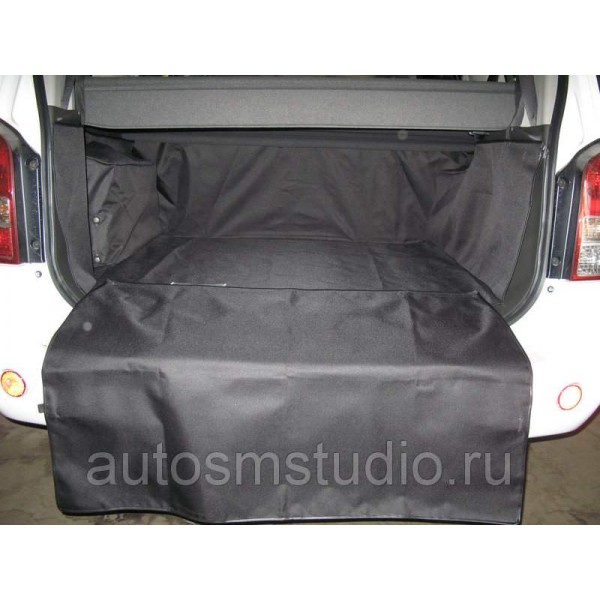 Чехол багажника Standart для Nissan Pathfinder (2012-) комплектация LE (есть сабвуфер) (чёрный, серый)